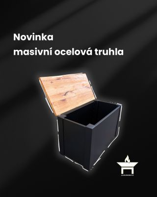 Novinka!🔥🪵 Ručně vyrobená truhla na dřevo je stylovým doplňkem ke grilu a zároveň praktickým úložným prostorem na každou...